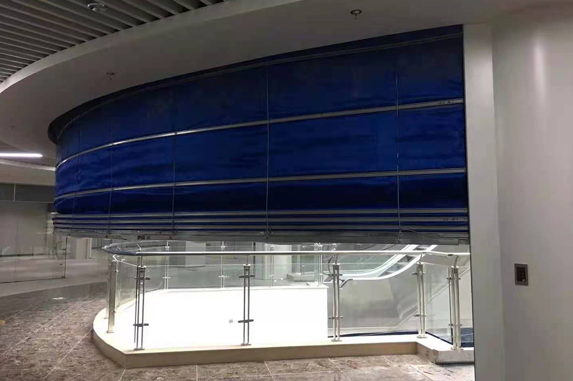 无机折叠特级防火卷帘门