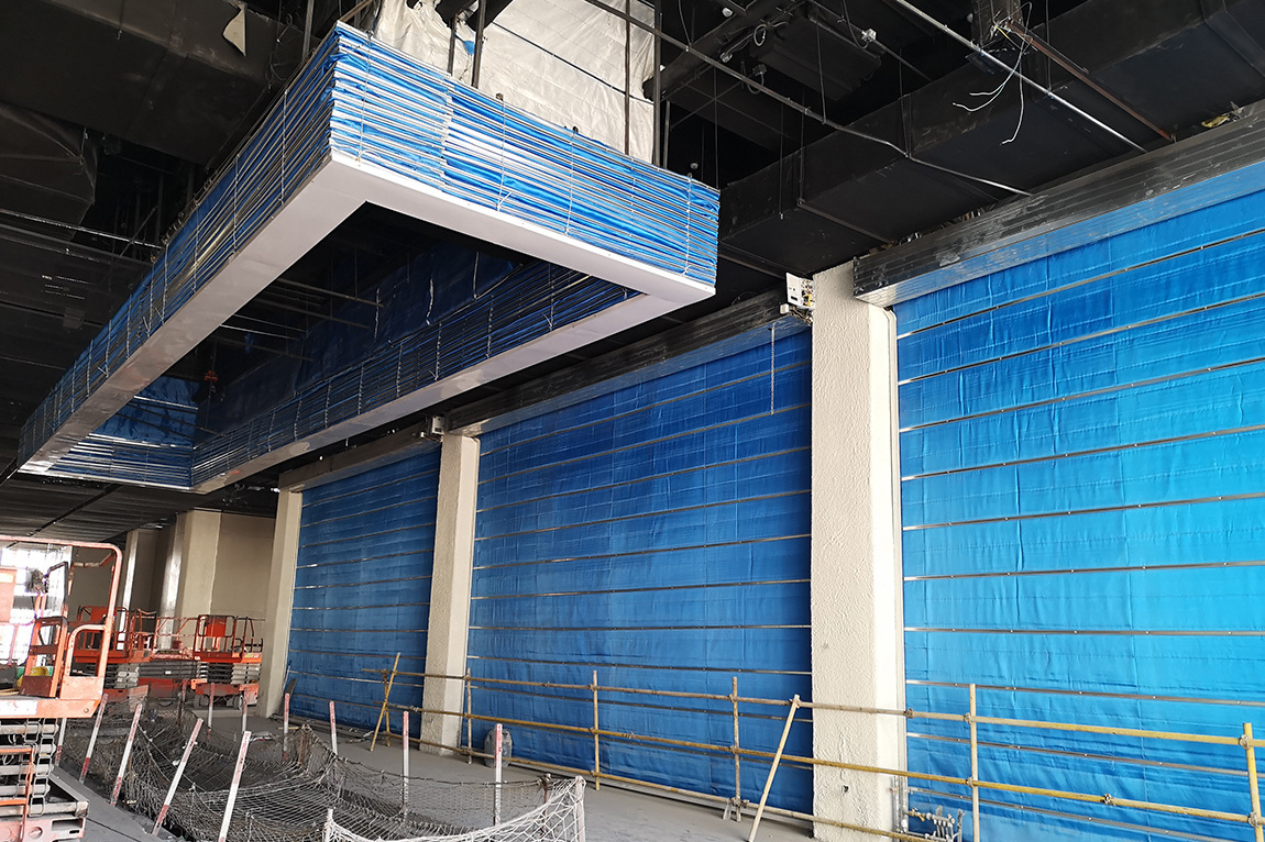 无机折叠特级防火卷帘门